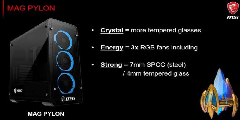 1621 MSI کیس گیمینگ MAG Pylon را معرفی کرد
