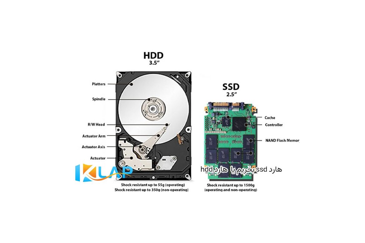 مقایسه هارد SSD و HDD | هارد SSD بهتر است یا هارد HDD