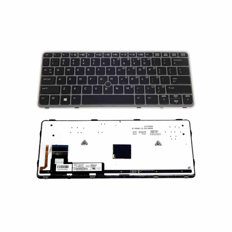 Elitebook720G1 کیبورد لپ تاپ اچ پی Hp Elitebook 720 G1، 725 G2، 820 G1