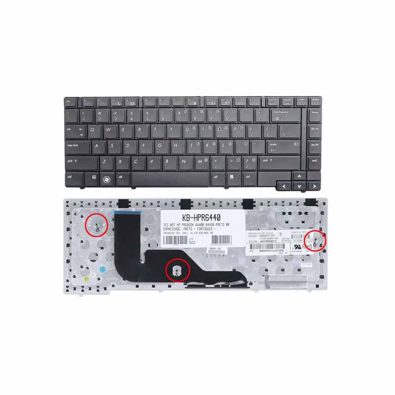 HP ProBook 6440b کیبورد لپ تاپ HP ProBook 6440B، 6445B، 6450B