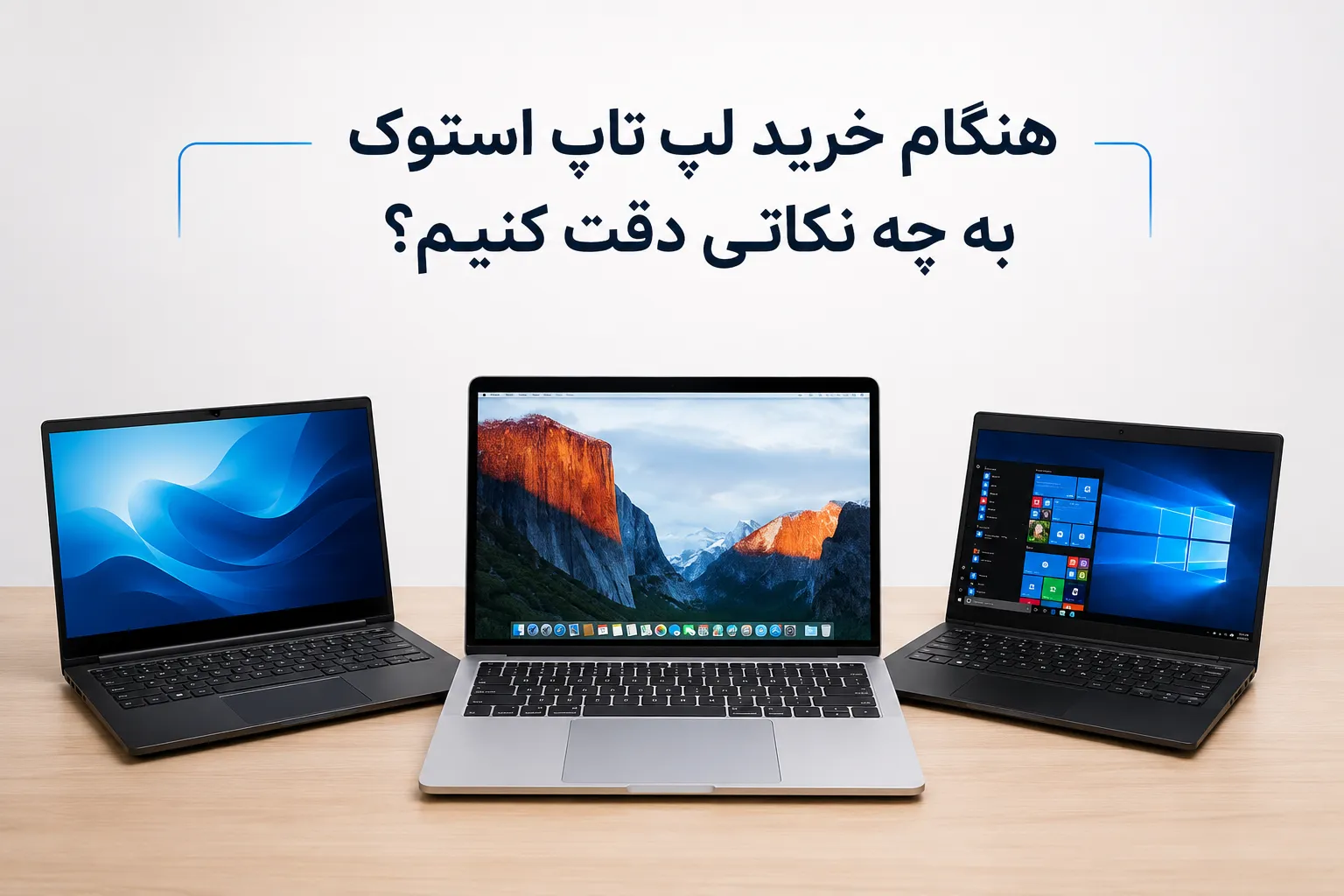 لپ تاپ استوک چیست؟ لپ تاپ استوک بخریم یا نه؟ (راهنمای کامل 1405)